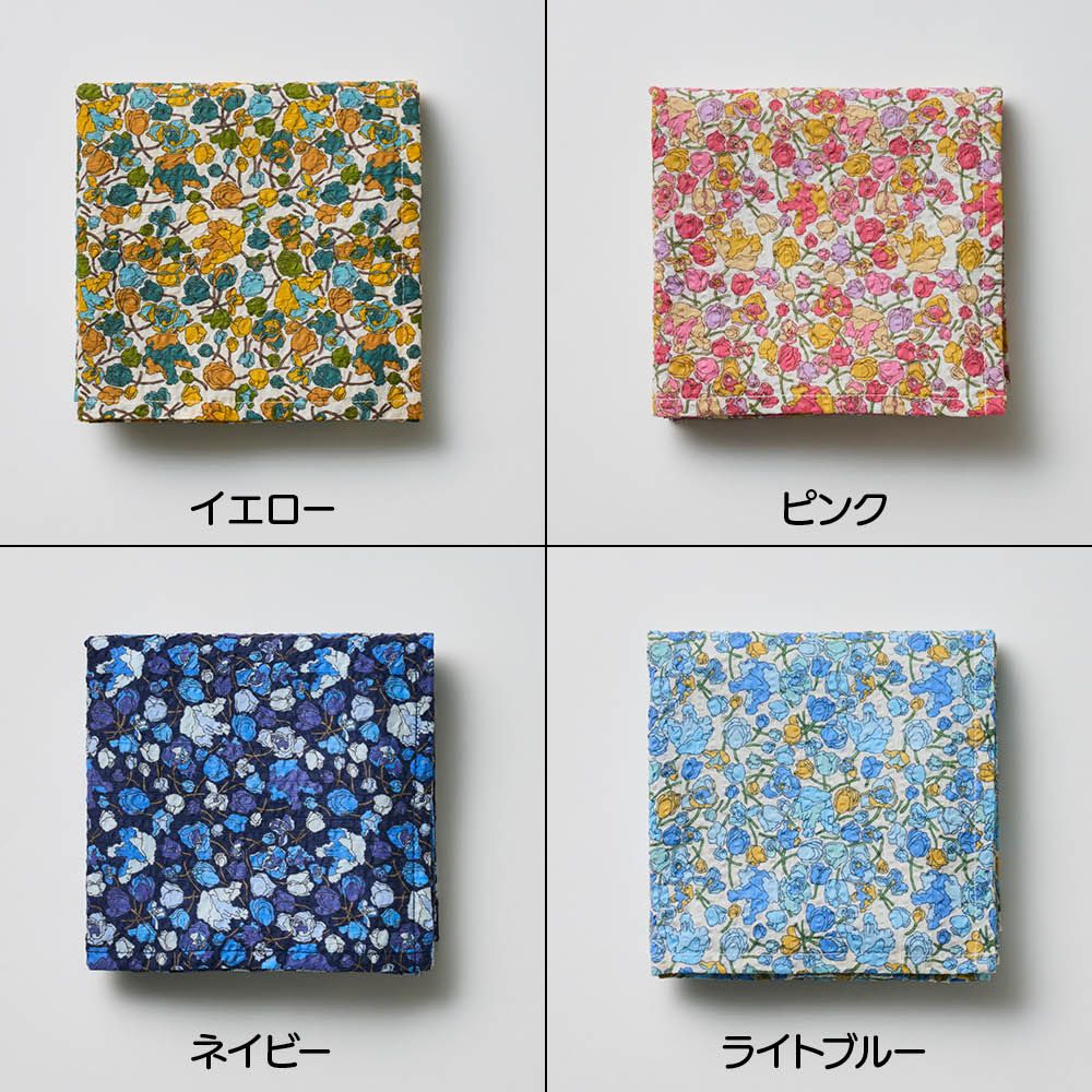 エプロンになるハンカチ (ハンカチエプロン) 布帛の騎士 花綴り(フラワー柄) 日用品 便利グッズ 生活雑貨 682402