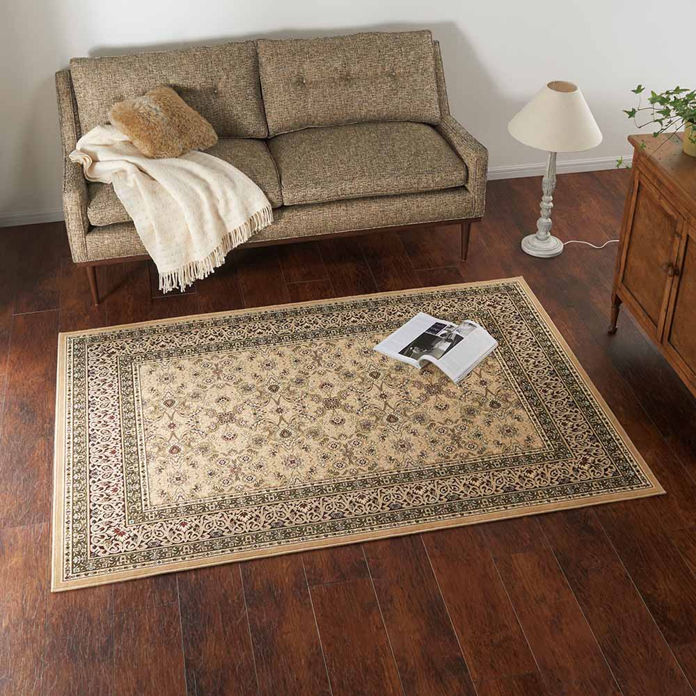 ≪約240×330cm≫ 洗える抗菌防臭加工モケット織ラグ〈ポーロ〉 ラグ 絨毯 カーペット マット 684805