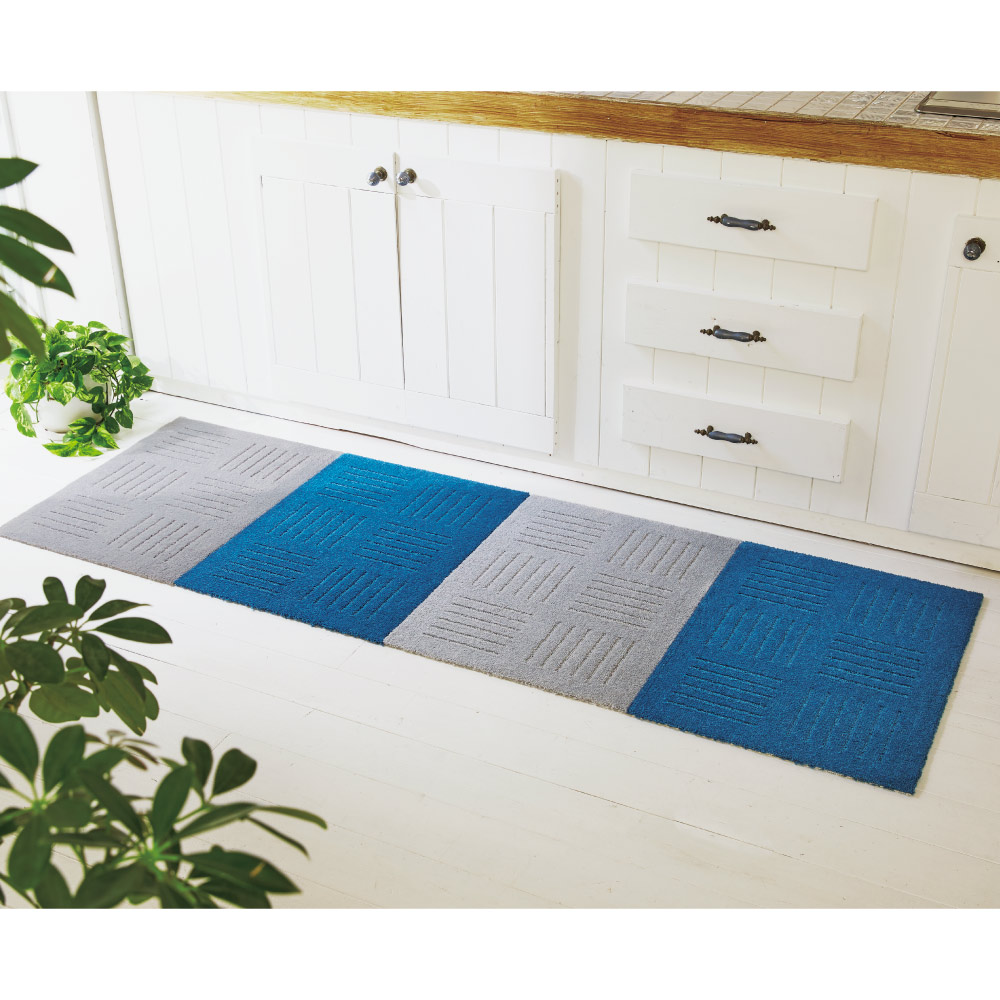 ≪同色4枚組≫ ピタプラス（R）タイルマット 約45×60cm タイルカーペット タイルマット カーペット ラグ マット 684919