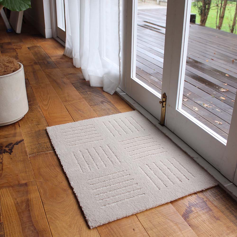 ≪同色4枚組≫ ピタプラス（R）タイルマット 約45×60cm タイルカーペット タイルマット カーペット ラグ マット 684919