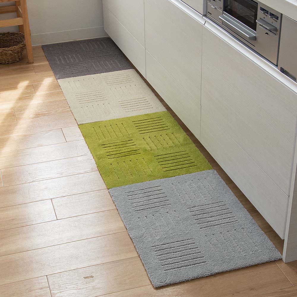 ≪同色4枚組≫ ピタプラス（R）タイルマット 約45×60cm タイルカーペット タイルマット カーペット ラグ マット 684919