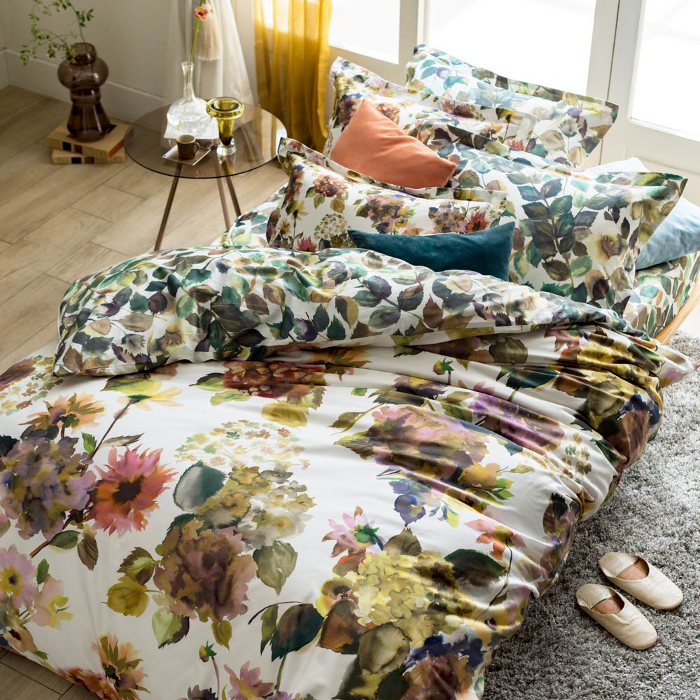 ≪シングルロング≫DESIGNERS GUILD カバーリング〈パレスフラワー〉 掛け布団カバー 掛け布団カバー 布団カバー シーツ 690303