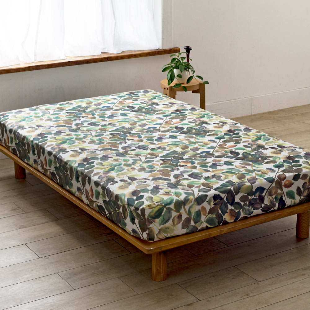 ≪シングル≫DESIGNERS GUILD カバーリング〈パレスフラワー〉 ボックスシーツ ボックスシーツ ベッドシーツ 布団カバー シーツ 690305