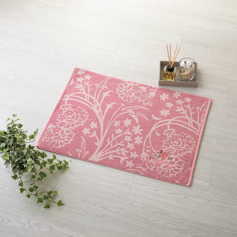 ローラアシュレイ  フラミンゴコットンカーペット　新品 ローラアシュレイ フラミンゴコットンカーペット 新品