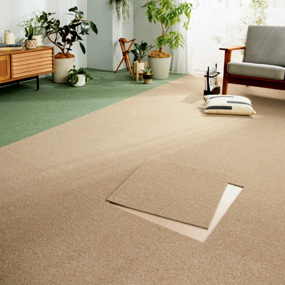 東リ はっ水タイルマット(約50cm角) 同色4枚組 ディノスANAmall店 東リ はっ水タイルマット(約50cm角) 同色4枚組 ディノスANAmall店