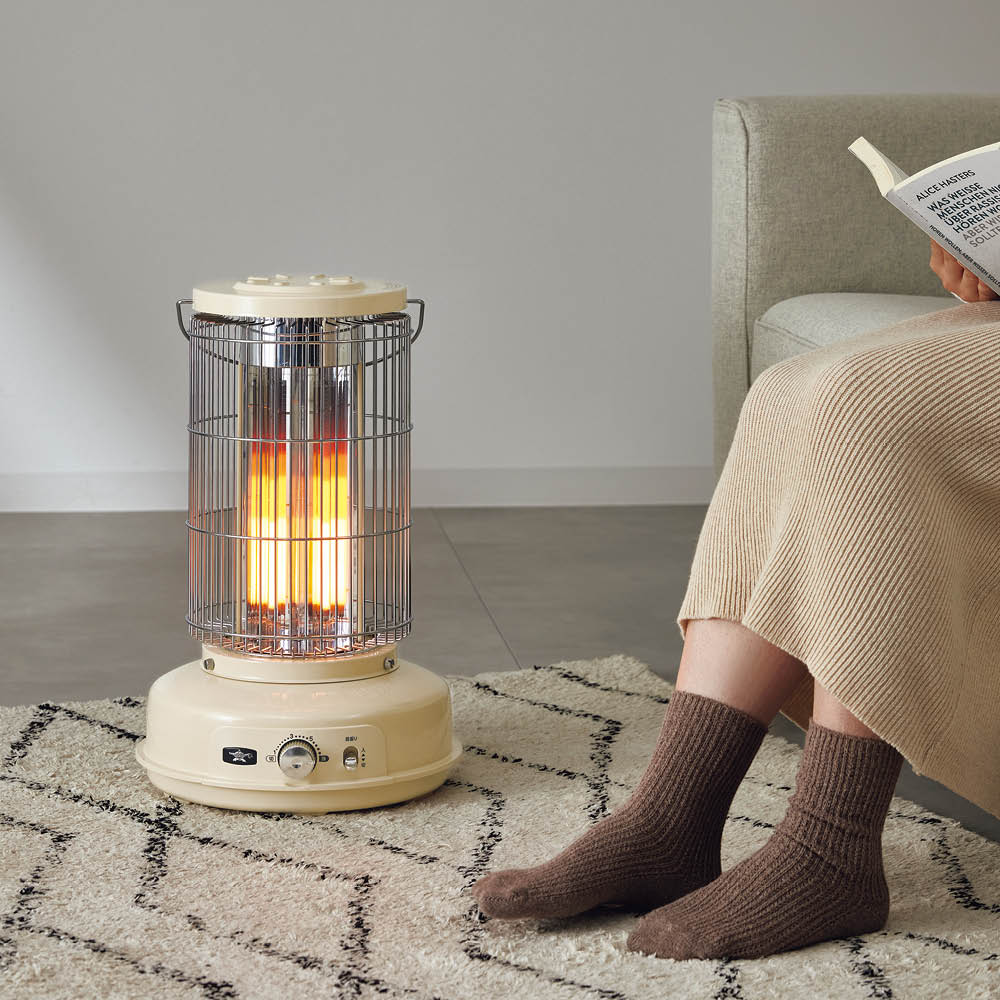 Aladdin/アラジン グラファイトフレームヒーター 電気ストーブ 自動首振り 二重安全転倒OFFスイッチ 足元 アラジン グラファイト 電気ヒーター おしゃれ 高級感 暖房器具 ヒーター 季節家電 生活家電 610201