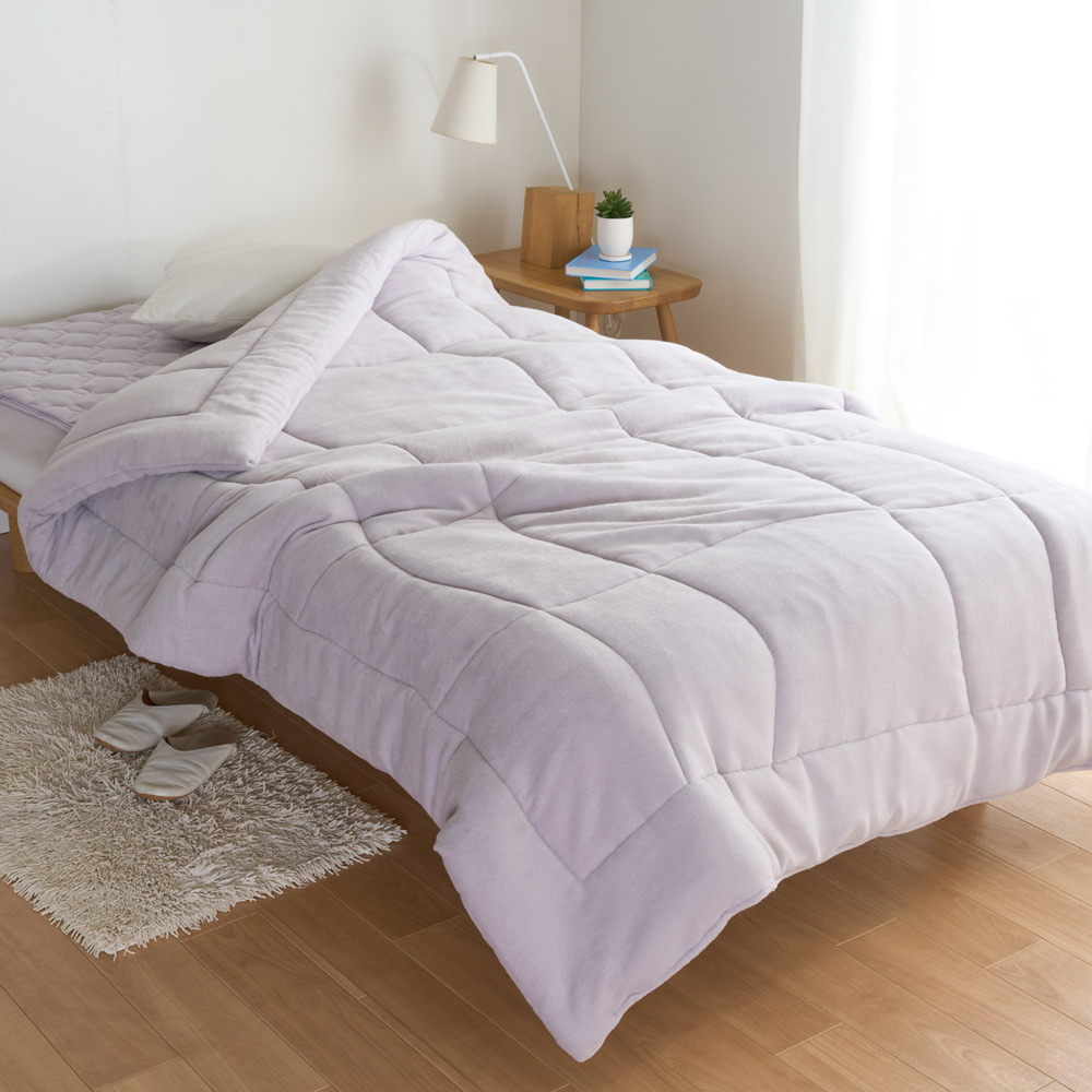 ≪ダブルセット≫【ディノス限定販売】ヒートループ(R)ナチュラルプラス お得な掛け+敷きセット 敷きパッド ベッドパッド 610716