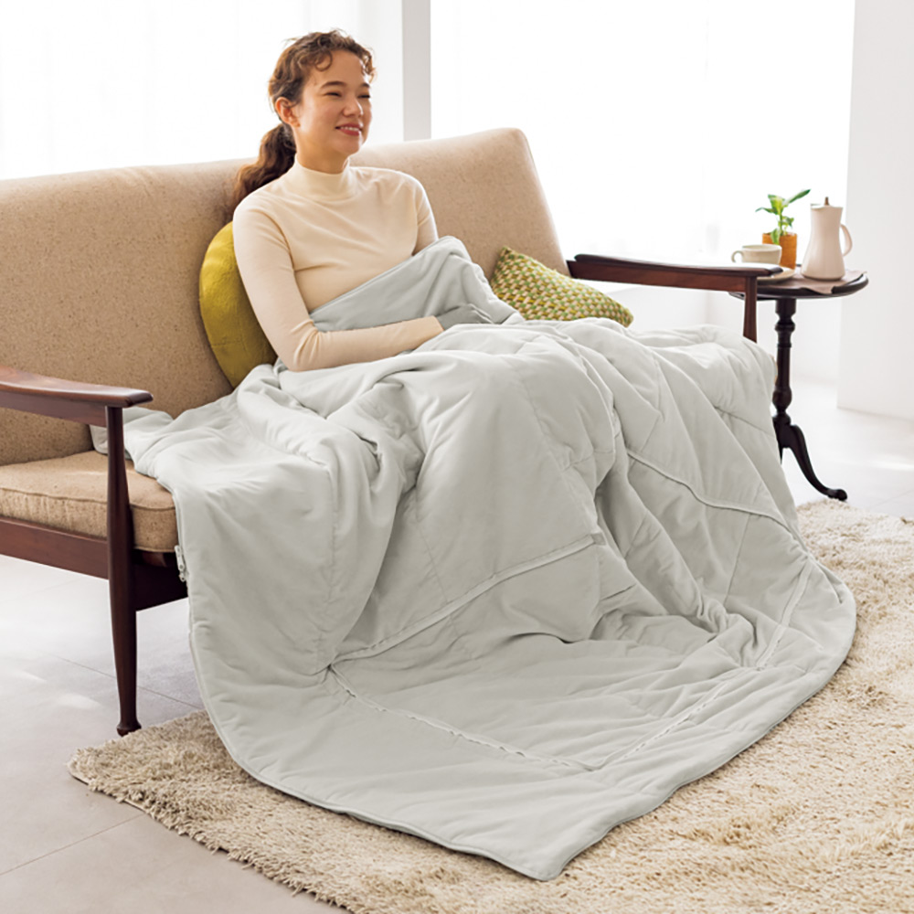 【ディノス限定販売】ヒートループ（R）ハイパーぬくぬく寝袋クッション 耐震グッズ 防災用品 防犯用品 610901