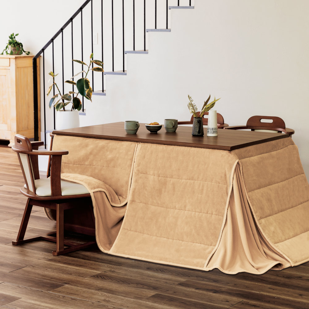 ≪【正方形】225×225cm≫ ヒートループ（R）ハイパーハイタイプこたつ掛け布団 こたつ布団 こたつ 611002