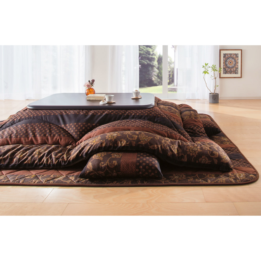 ≪【長方形】205×245cm≫ 日本製『万葉』ふっくらこたつ掛け布団 こたつ布団 こたつ 611208