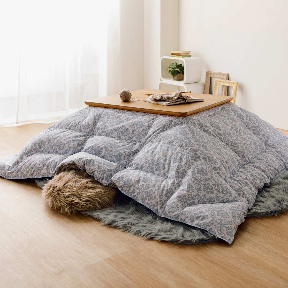 ≪【正方形】190×190cm≫ リサイクル羽毛〈reumo〉国内縫製こたつ掛け布団 こたつ布団 こたつ 611224