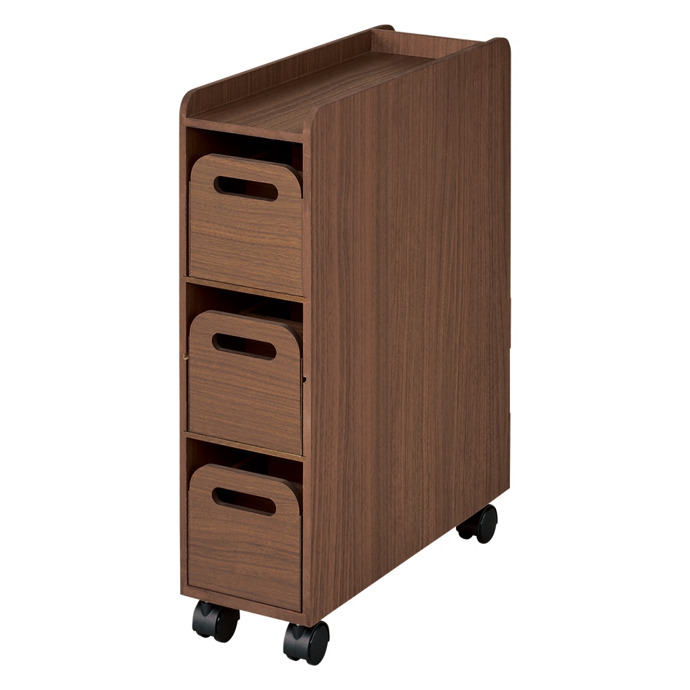 ダイニング下収納ワゴン 収納ボックス 小物収納 フリーボックス 612452