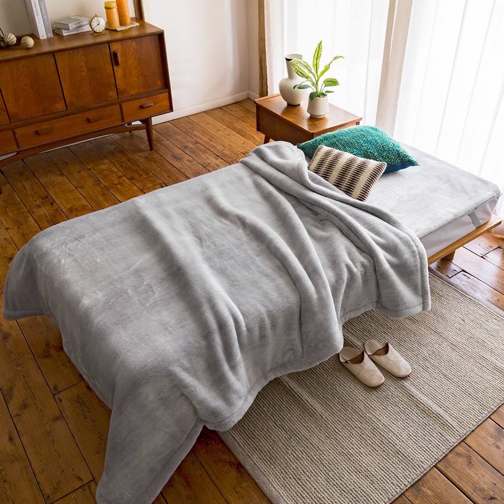 nishikawa とろける感動 大人の毛布ウォームアルファ お得な掛け＋敷きセット シングル 敷きパッド ベッドパッド 614313