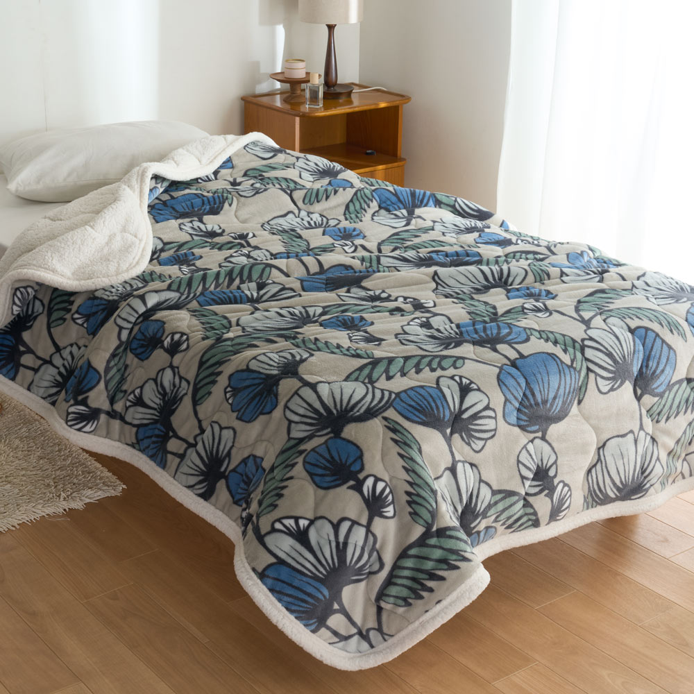 Finlayson/フィンレイソン デコ あったかキルトケット シングル (毛布) 掛け毛布 ブランケット 毛布 614611