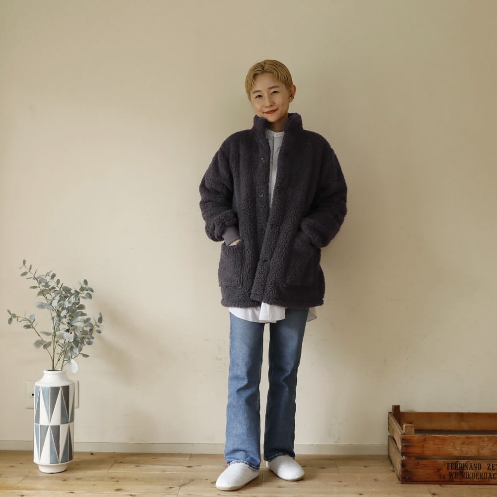 吸湿発熱素材であったか！ほわもこ着る毛布 ショートタイプ 部屋着 ルームウェア ランジェリー 女性下着 614803