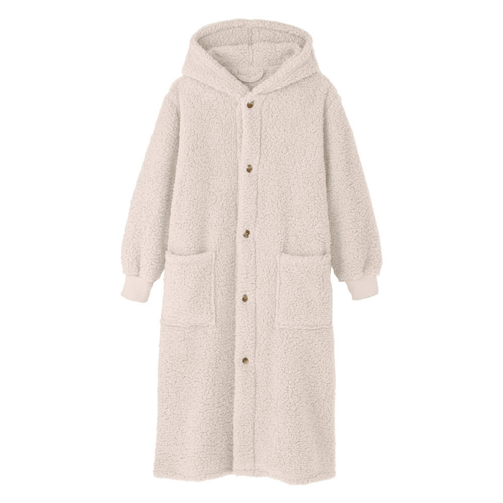 吸湿発熱素材であったか!ほわもこ着る毛布 ロングタイプ 部屋着 ルームウェア ランジェリー 女性下着 614804