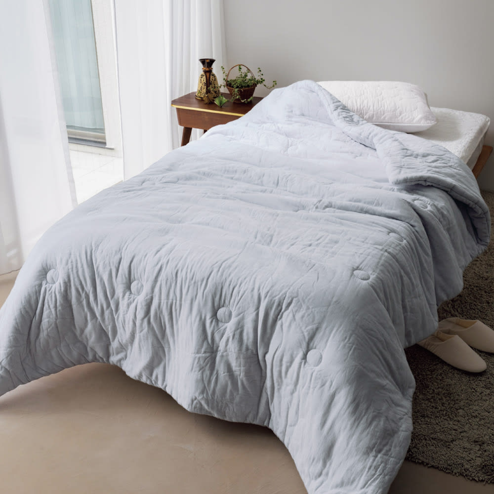 パシーマ(R)のお布団 シングルロング 日本製 ガーゼ 洗える サラサラ 暖かい 布団カバー おしゃれ 春 夏 秋 冬 肌掛け布団 ダウンケット 615104