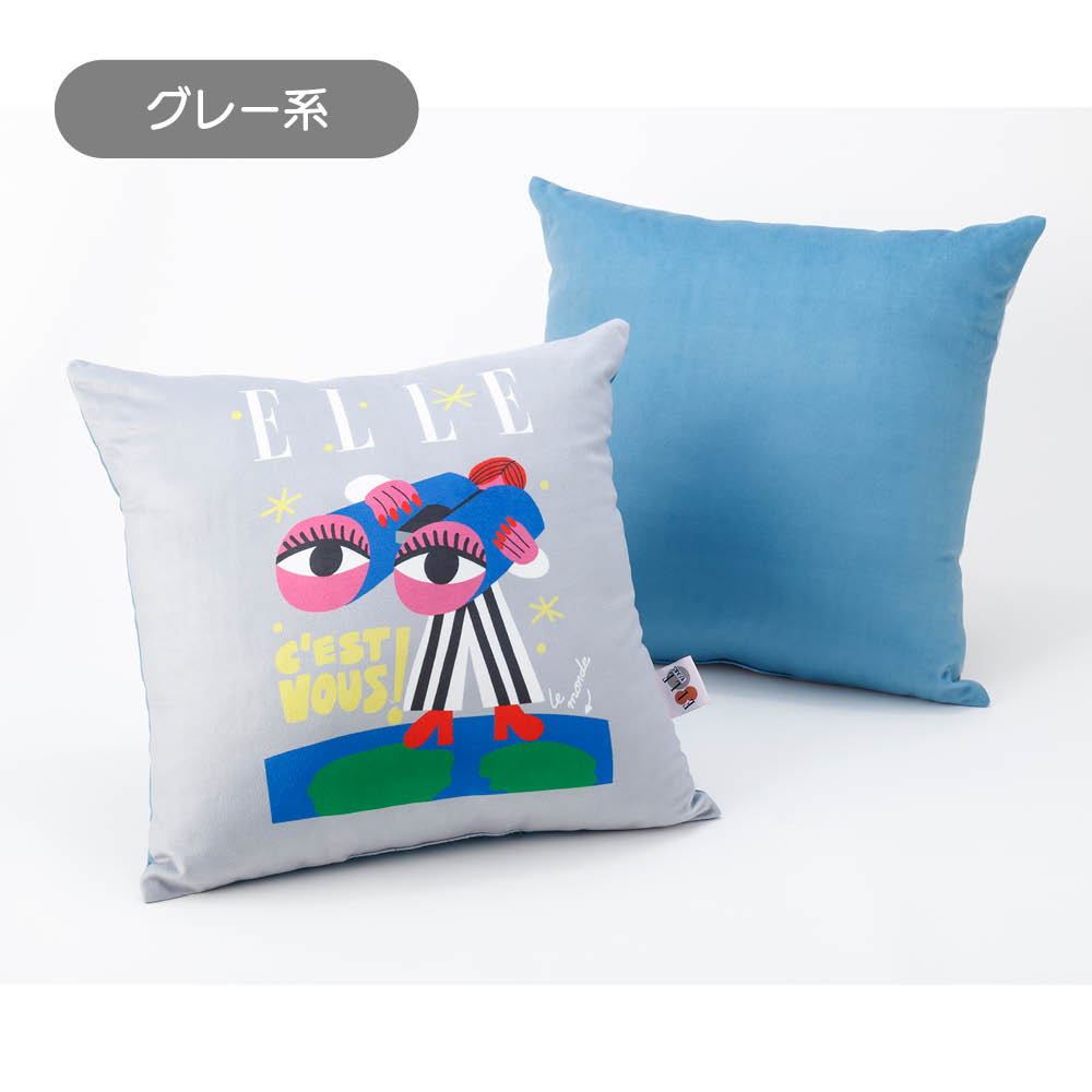 【ディノス限定販売】ELLE HOME / ELLE80th アーティストクッション カバー類 615607