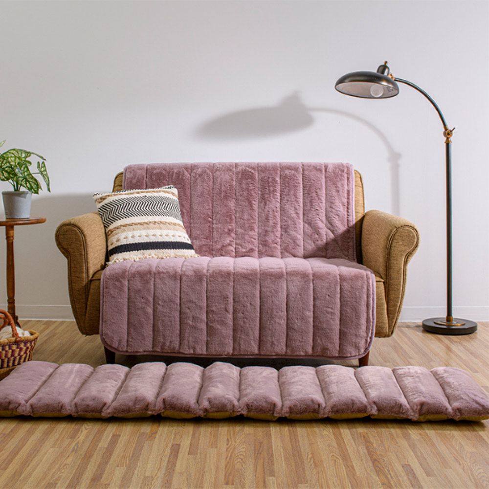 ≪アームなし・2人掛≫とろけるぬくもり感!ヒートループ(R)ソファカバー 人掛けソファーカバー ソファーカバー 615612