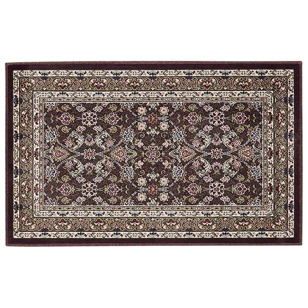 ≪スクエア約50×80cm≫ 洗える抗菌防臭加工 モケット織マット〈ポーロ〉 洗えるラグ カーペット ラグ マット 615711