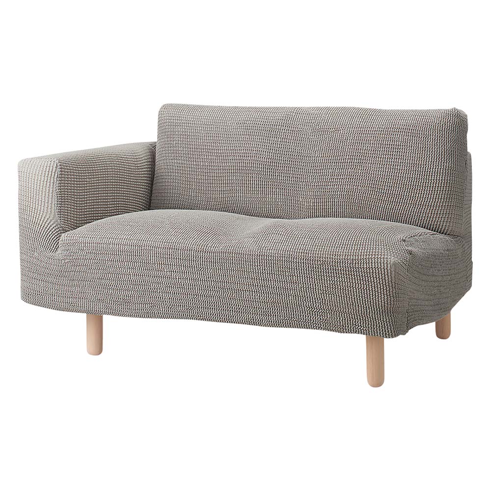 ≪2人掛・片アーム付き(右肘)≫ スペイン製フィットソファカバー〈ビスタ〉 人掛けソファーカバー ソファーカバー 615808