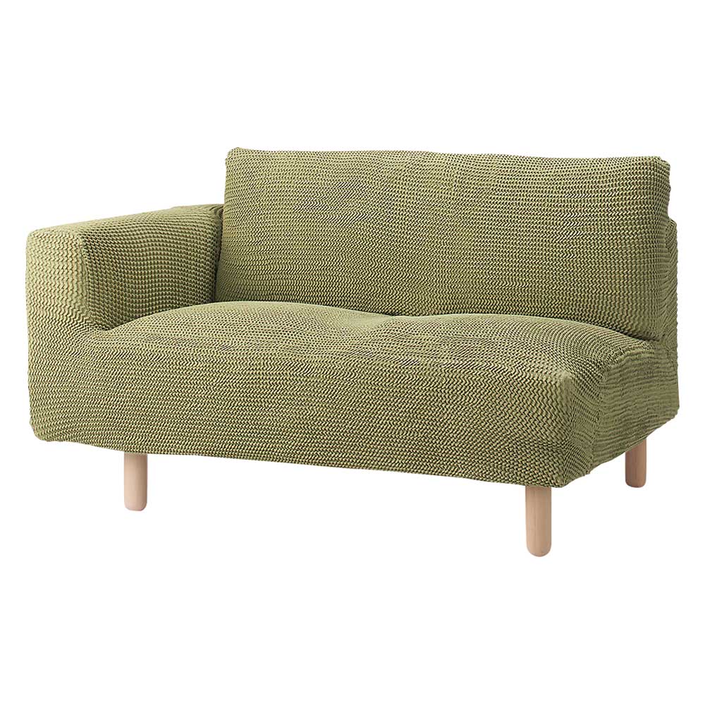 ≪3人掛・片アーム付き(左肘)≫ スペイン製フィットソファカバー〈ビスタ〉 人掛けソファーカバー ソファーカバー 615811