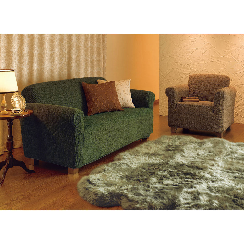 ≪2.5-3人掛用≫ イタリア製［ヴェルート］ソファカバー アーム付き 人掛けソファーカバー ソファーカバー 615824