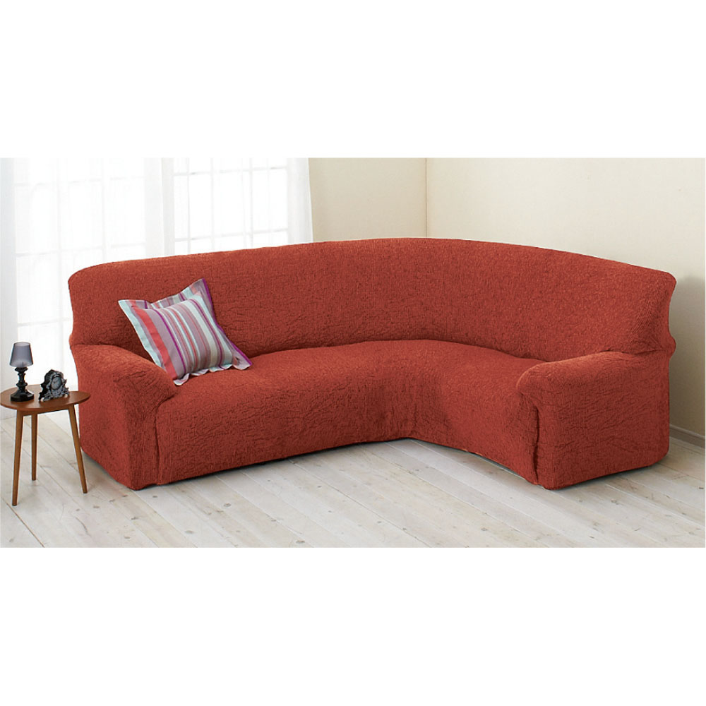 ≪アーム付き≫ イタリア製［ヴェルート］ソファカバー ショートコーナー 特殊サイズソファーカバー ソファーカバー 615828