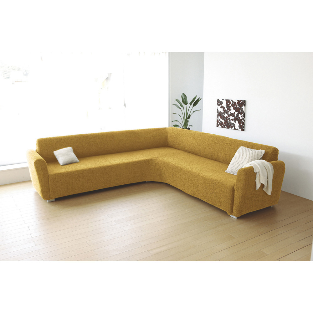 ≪アームなし≫ イタリア製〈ヴェルート〉ソファカバー コーナー用 特殊サイズソファーカバー ソファーカバー 615831