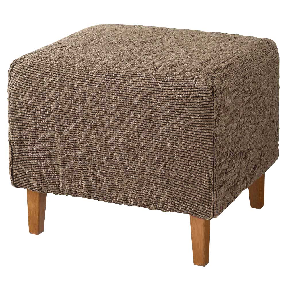 イタリア製フィットカバー〈ヴェルート〉 オットマンカバー 特殊サイズソファーカバー ソファーカバー 615834