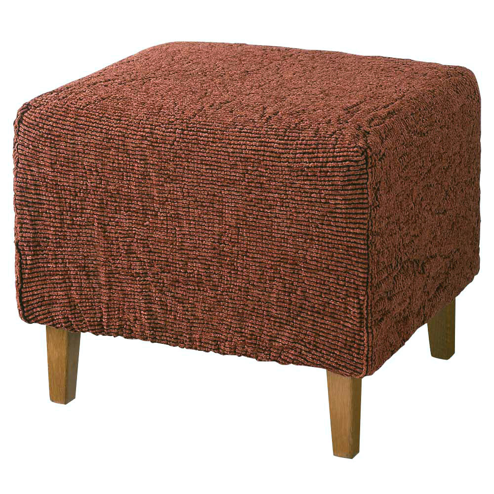 イタリア製フィットカバー〈ヴェルート〉 オットマンカバー 特殊サイズソファーカバー ソファーカバー 615834