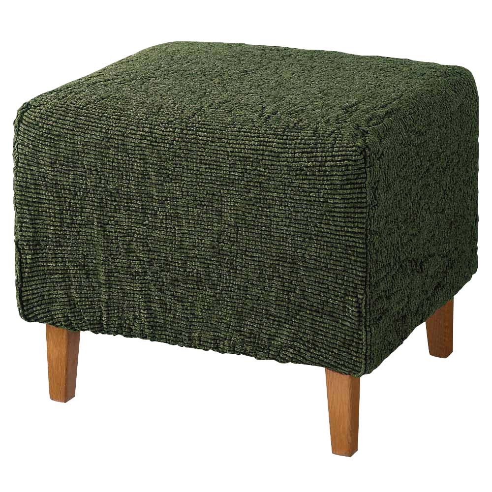 イタリア製フィットカバー〈ヴェルート〉 オットマンカバー 特殊サイズソファーカバー ソファーカバー 615834