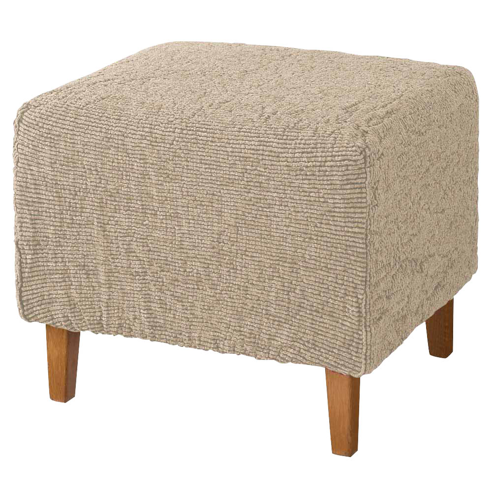 イタリア製フィットカバー〈ヴェルート〉 オットマンカバー 特殊サイズソファーカバー ソファーカバー 615834