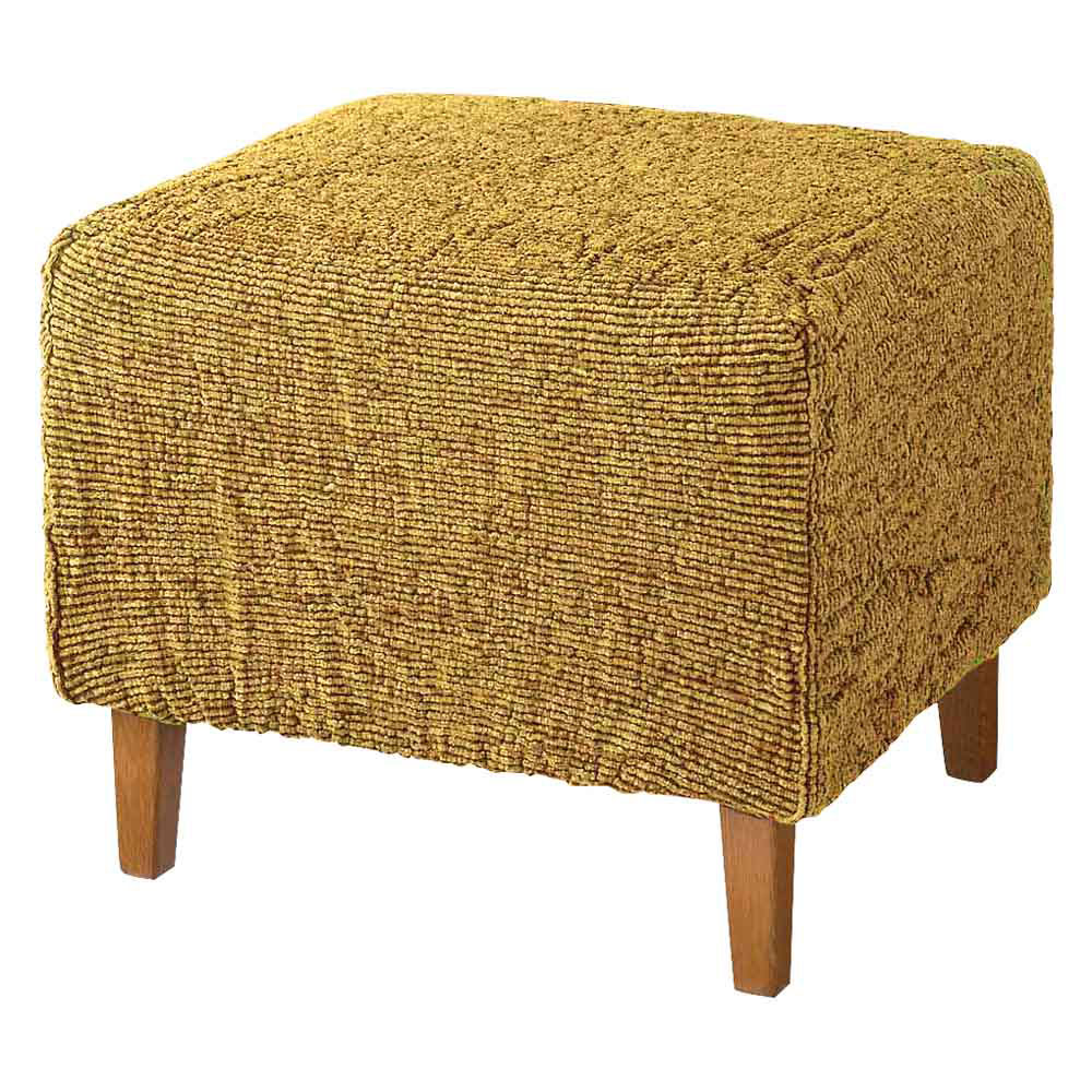 イタリア製フィットカバー〈ヴェルート〉 オットマンカバー 特殊サイズソファーカバー ソファーカバー 615834