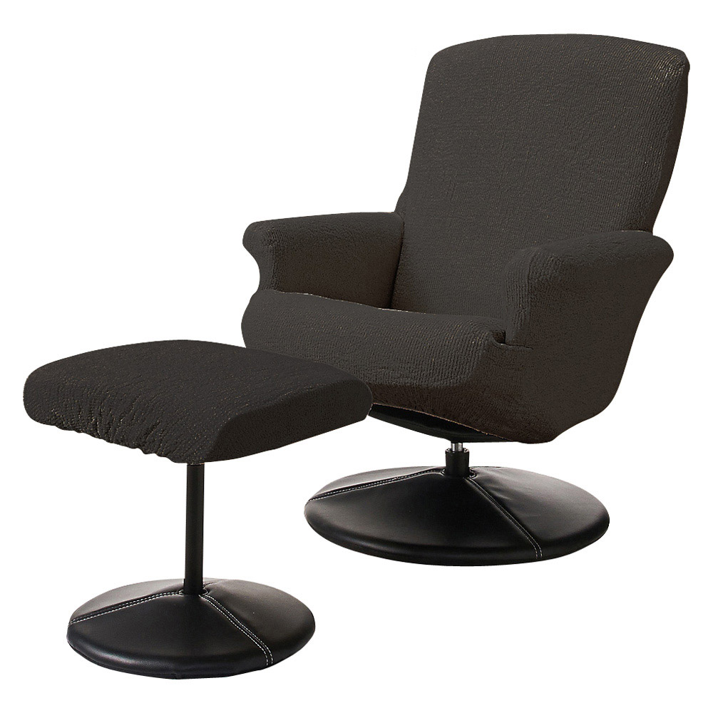 イタリア製フィットカバー〈ヴェルート〉 パーソナルチェアカバー パフ(足置き)無し チェアカバー 椅子カバー 座椅子カバー ソファーカバー 615838