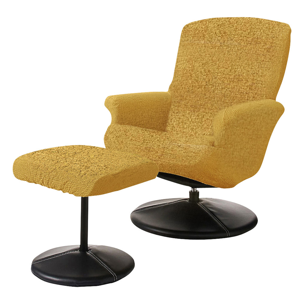 イタリア製フィットカバー〈ヴェルート〉 パーソナルチェアカバー パフ(足置き)無し チェアカバー 椅子カバー 座椅子カバー ソファーカバー 615838