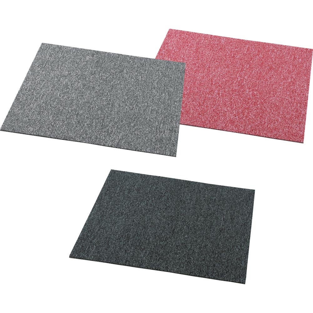 撥水タイルマット 同色4枚組 タイルカーペット タイルマット ジョイントマット カーペット ラグ マット 615910