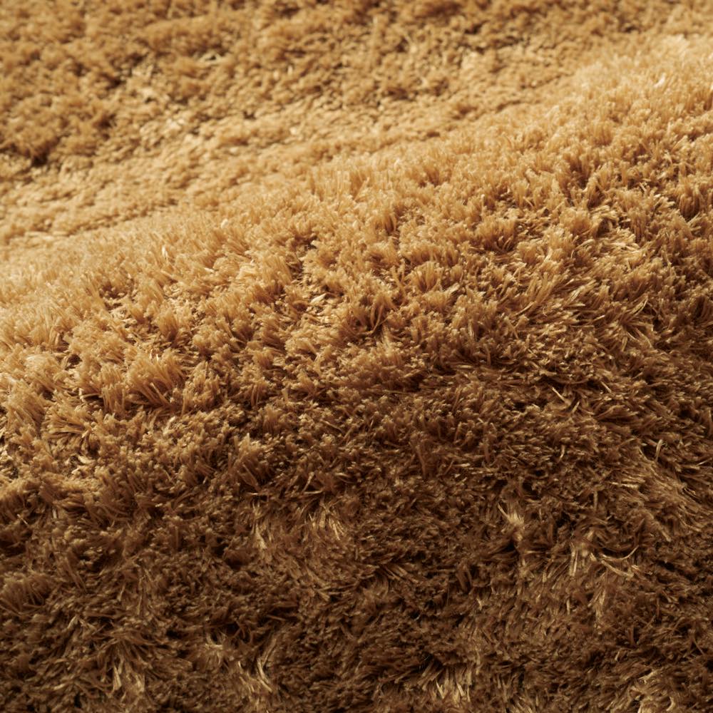 ≪楕円・約100×150cm≫ やわらかマイクロファイバーの多色シャギーラグ〈ラルジュ〉洗えるタイプ 洗えるラグ カーペット ラグ マット 616009