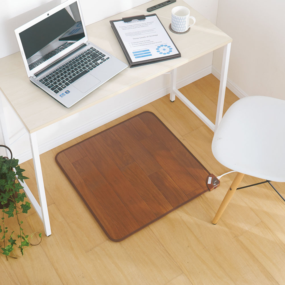 ≪約60×60cm≫ ホットテーブルマット 木目柄 暖房器具 ヒーター 季節家電 生活家電 616024
