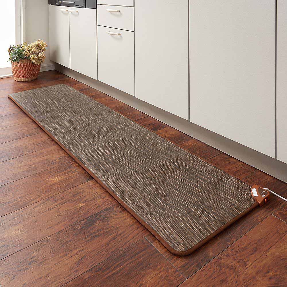 ≪約45×130cm≫ ホットキッチンマット カーペット柄 暖房器具 ヒーター 季節家電 生活家電 616027