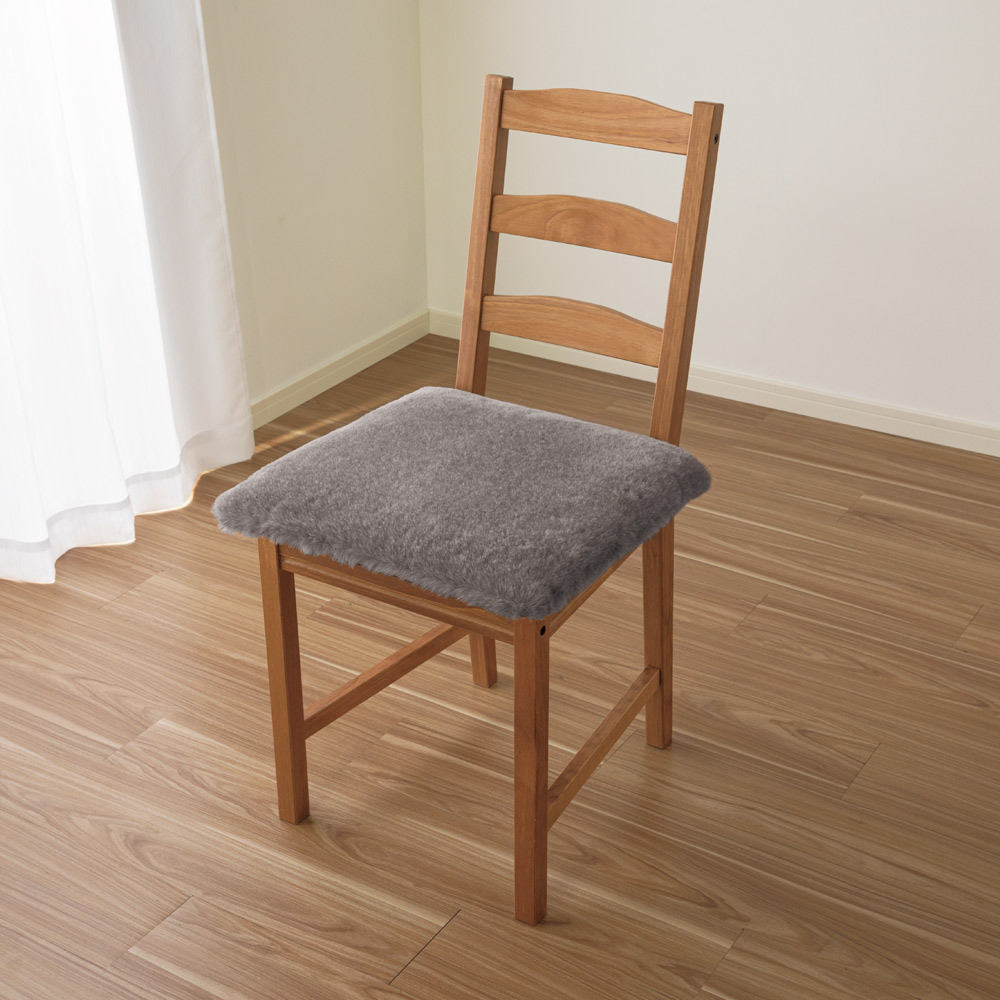 ソファにも対応 ファー調こたつシリーズ ふかふかシートクッション(同色2枚組) 椅子 カバー類 611133