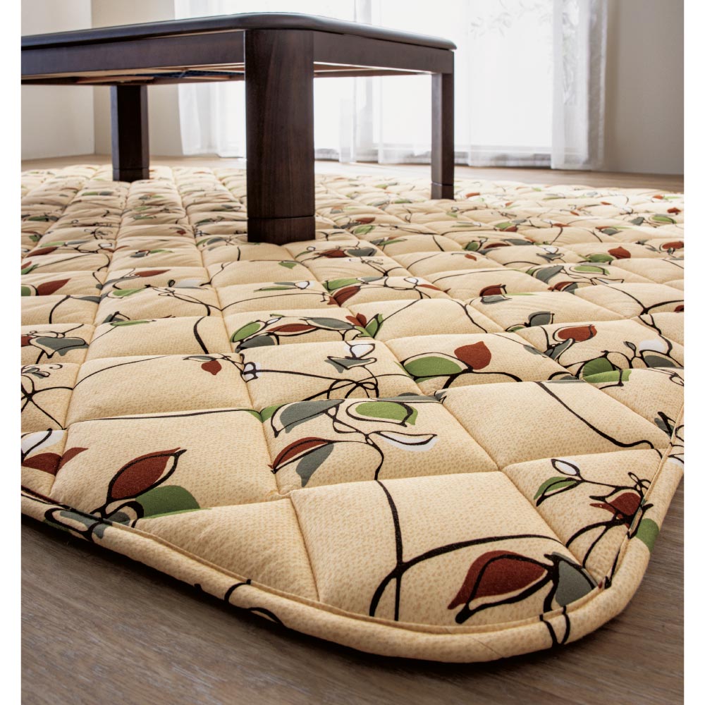 ≪【長方形・小】190×220cm≫ 西川はっ水ふっくらこたつシリーズ こたつ敷き こたつ敷布団 こたつ 611220