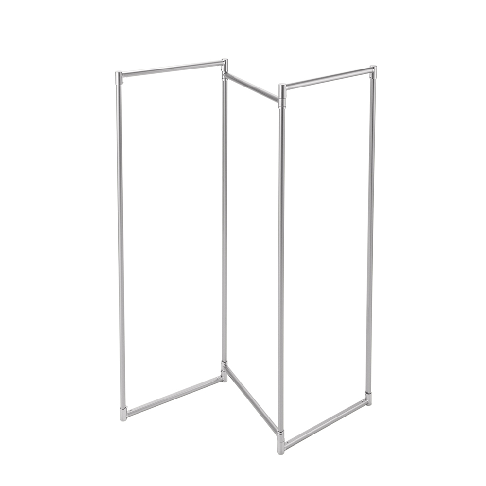 出しっぱなしでも美しい 新スタイリッシュアルミ物干し 3連ハイタイプ 室内物干し 洗濯用品 物干し 611665