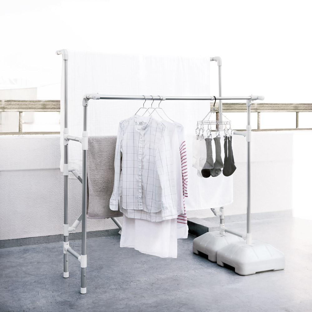 ミニマムビッグ物干し ブローベース付き 室内 屋外 洗濯物干し台 洗濯用品 物干し 612271