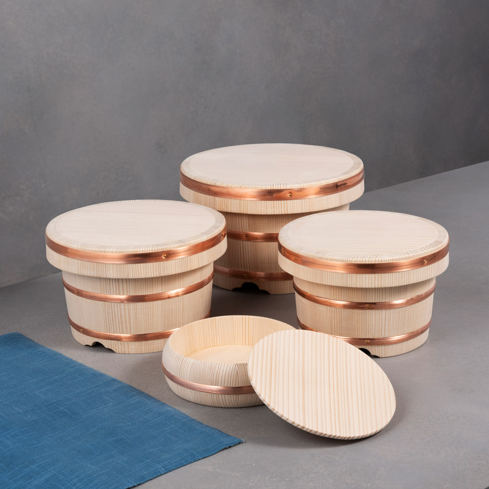 ≪おひつ21.5cm≫ 谷川木工芸 おひつ 米びつ ライスストッカー 612806