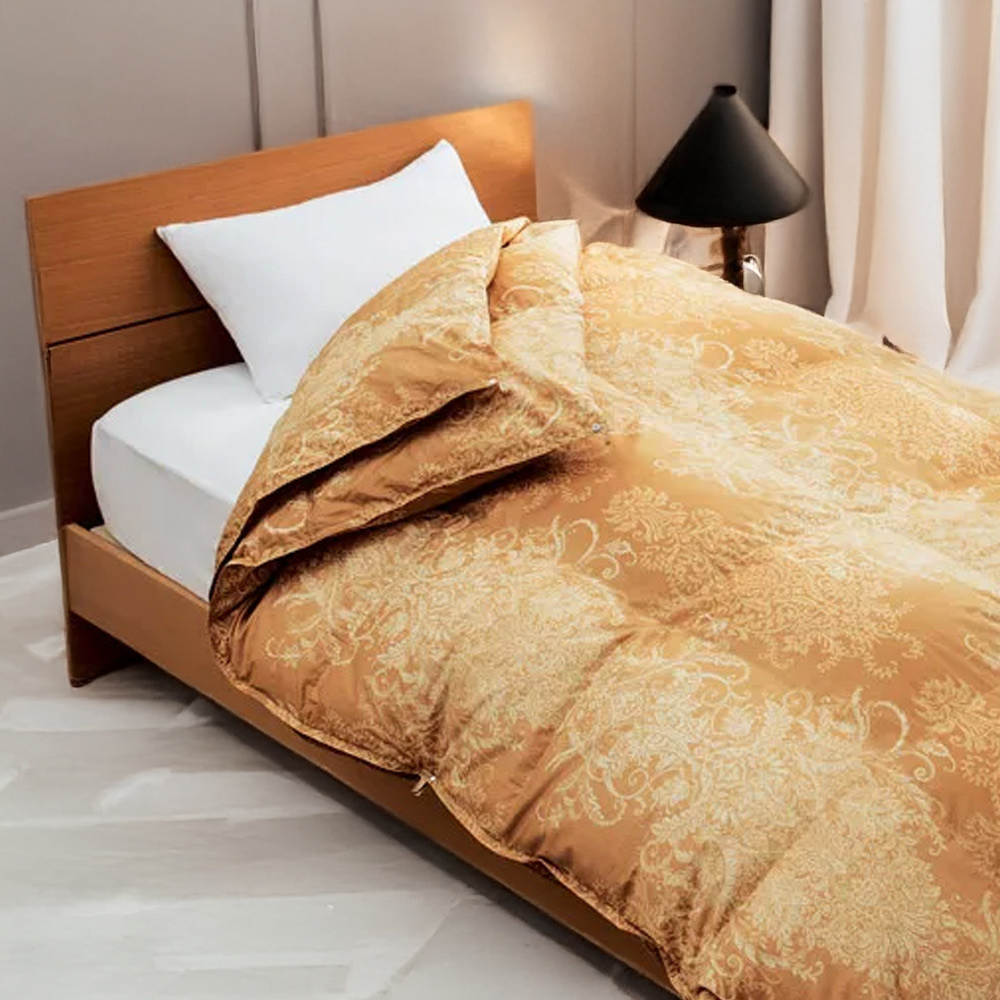 ≪シングルロング≫最高位ラベル取得 ポーランド産マザーグース  プレミアム羽毛掛け布団シリーズ 2枚合わせ羽毛布団 羽毛掛け布団 614306