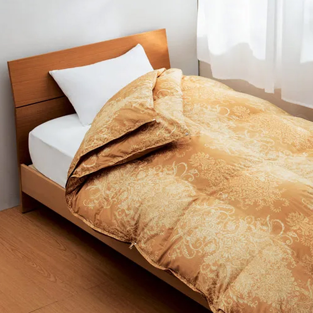 ≪クイーンロング≫最高位ラベル取得 ポーランド産マザーグース プレミアム羽毛掛け布団シリーズ 2枚合わせ羽毛布団 羽毛掛け布団 614309