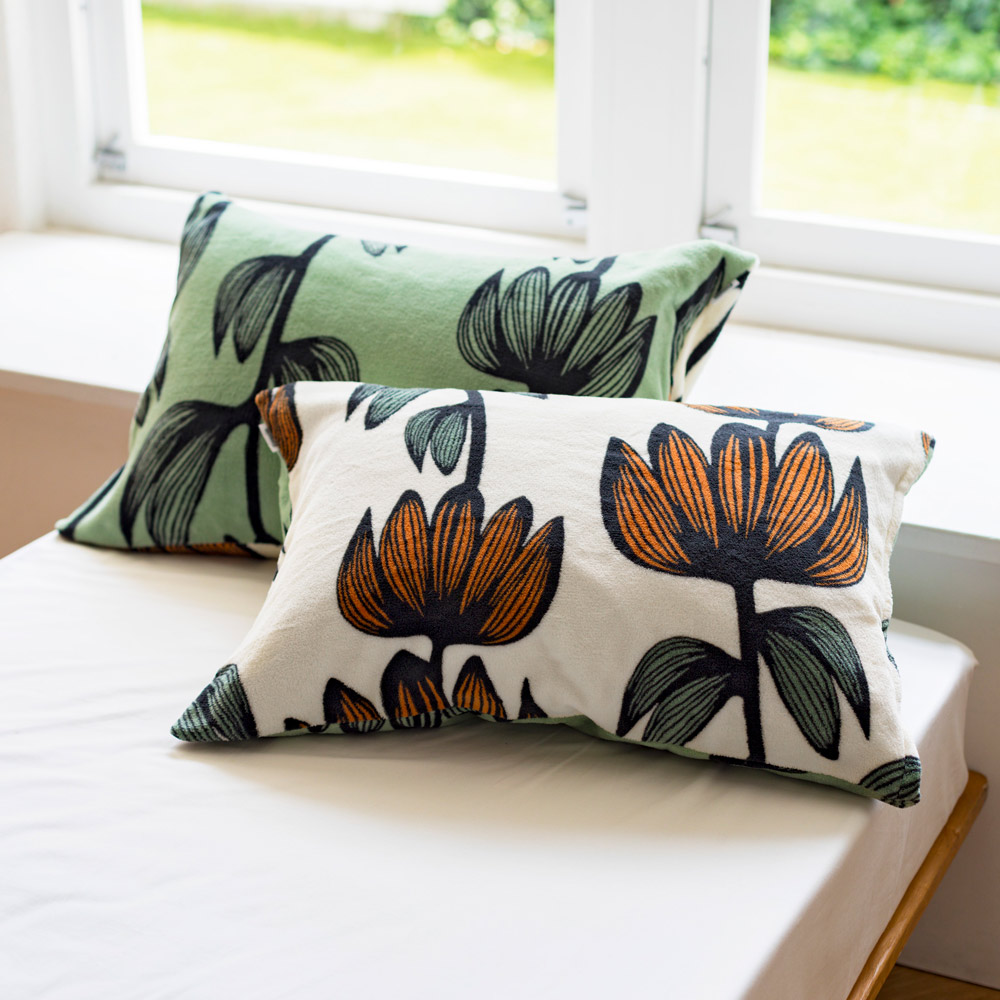 Finlayson/フィンレイソン アルマ リバーシブルあったかカバーリング ピローケース 普通判(1枚) 枕カバー ピローケース 布団カバー シーツ 614610