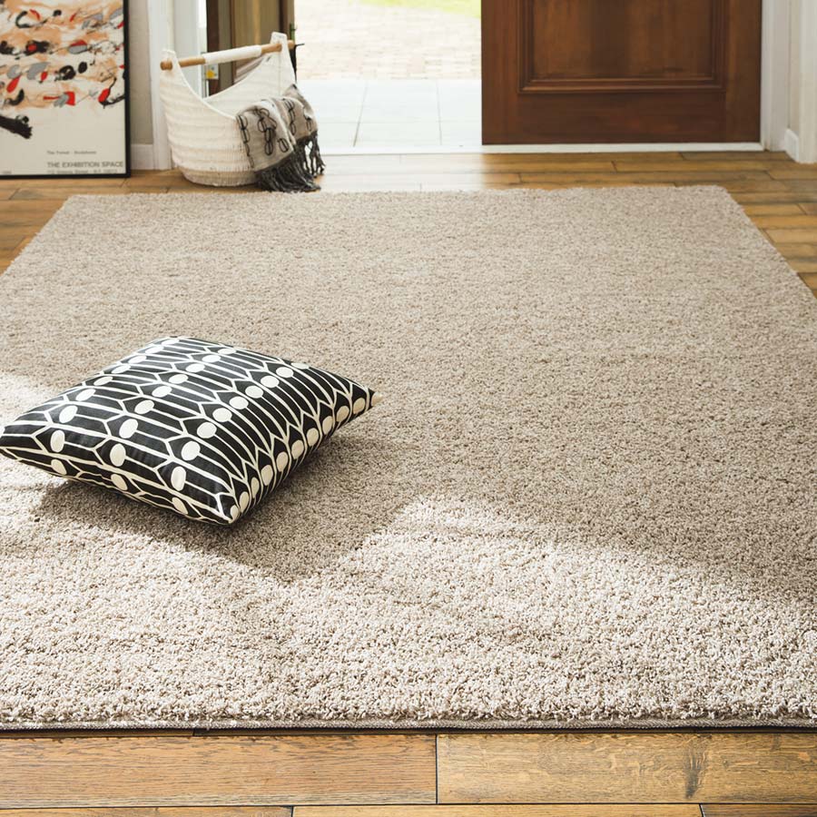 ≪約190×190cm≫ 防ダニミックスシャギーラグ 洗えるラグ カーペット ラグ マット 615906