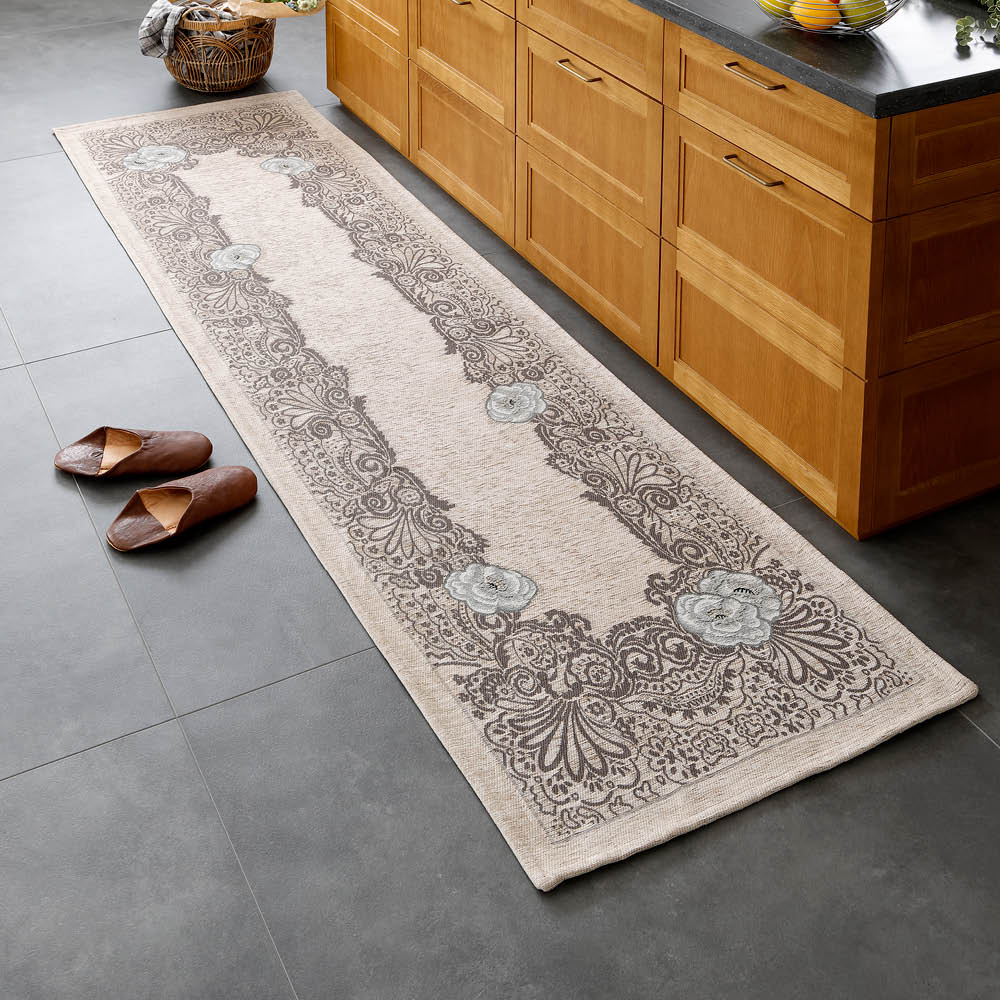 ≪約65×180cm≫ Sahara ゴブラン織マット キッチンマット カーペット ラグ マット 696429